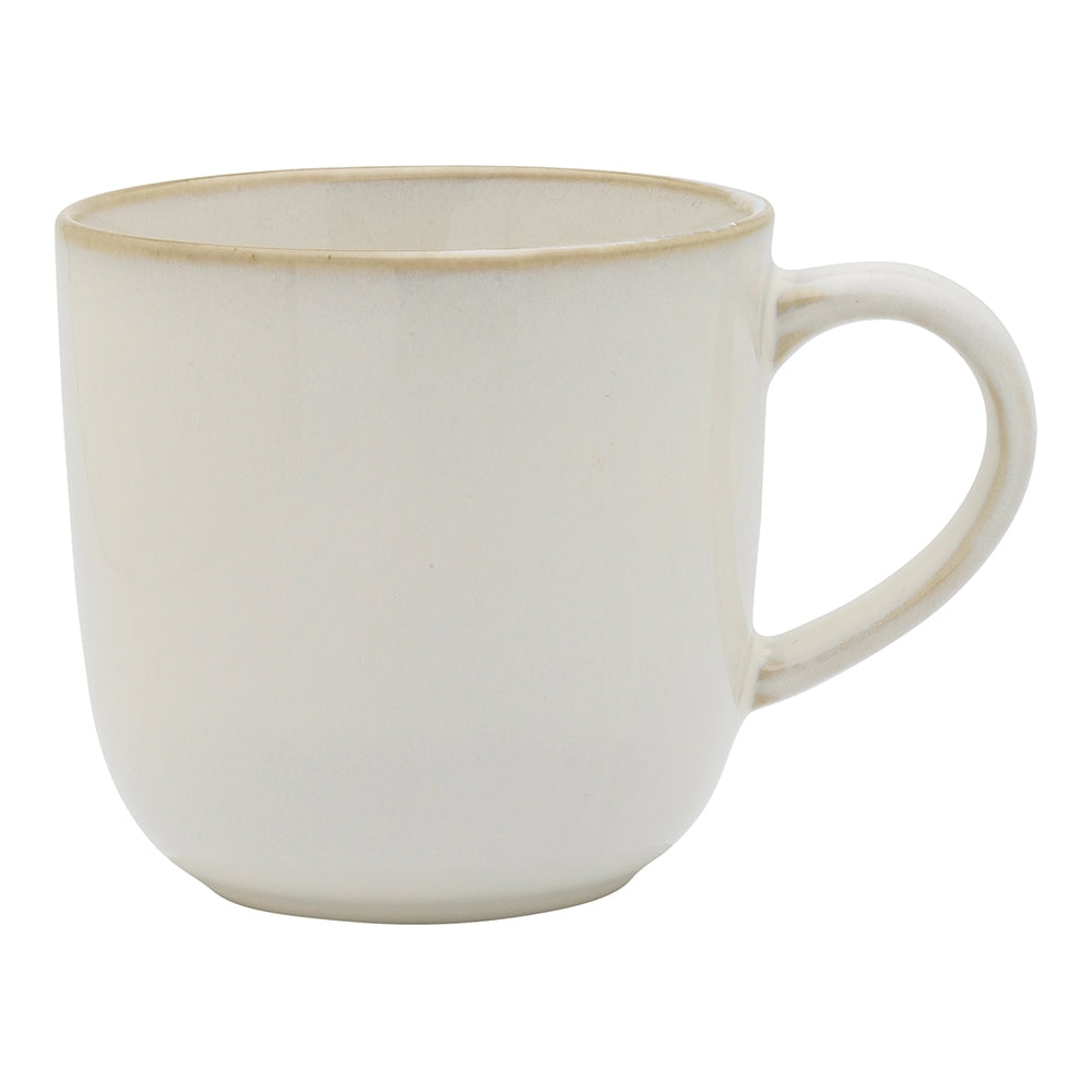 6PK Ecology Stoneware Element Drinking Mug Cup 360ml Blanc