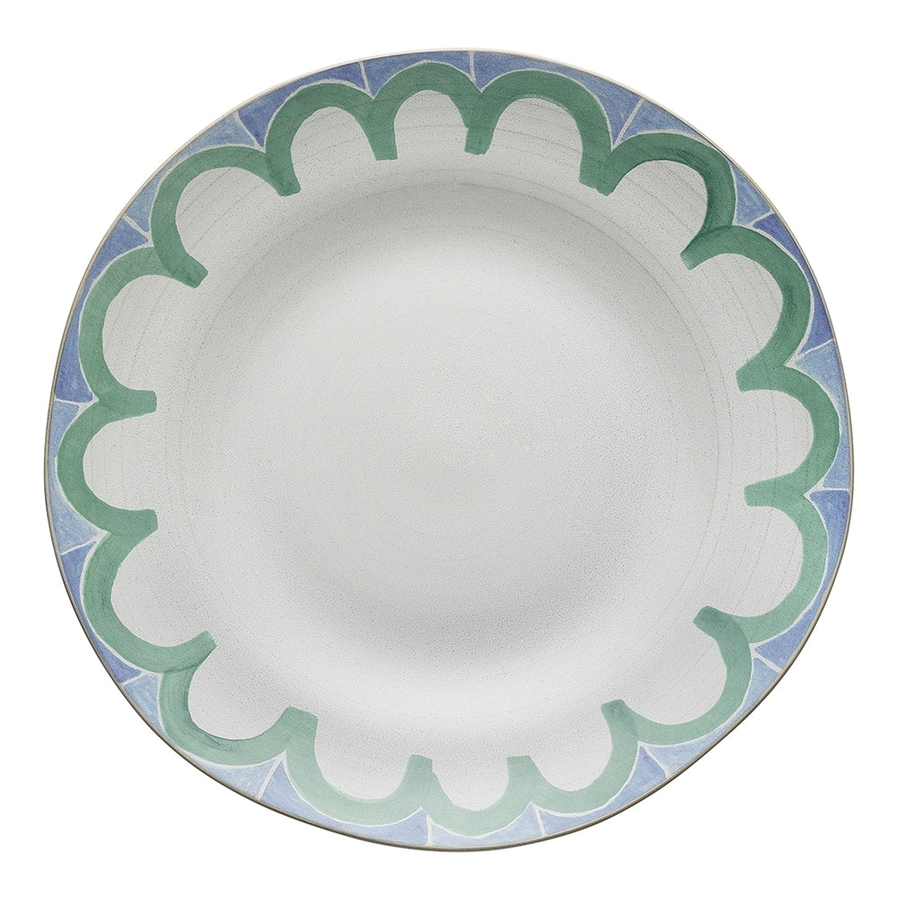 4PK Ecology Stoneware w/ Reactive Graze Arco Pasta Serve Platter 33.5cm