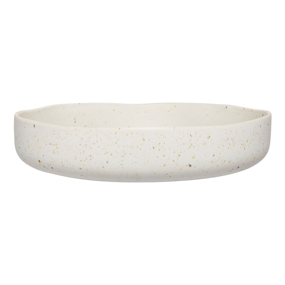 4pc Ecology Domus 21.5cm Stoneware Dinner Bowl Set - Ecru