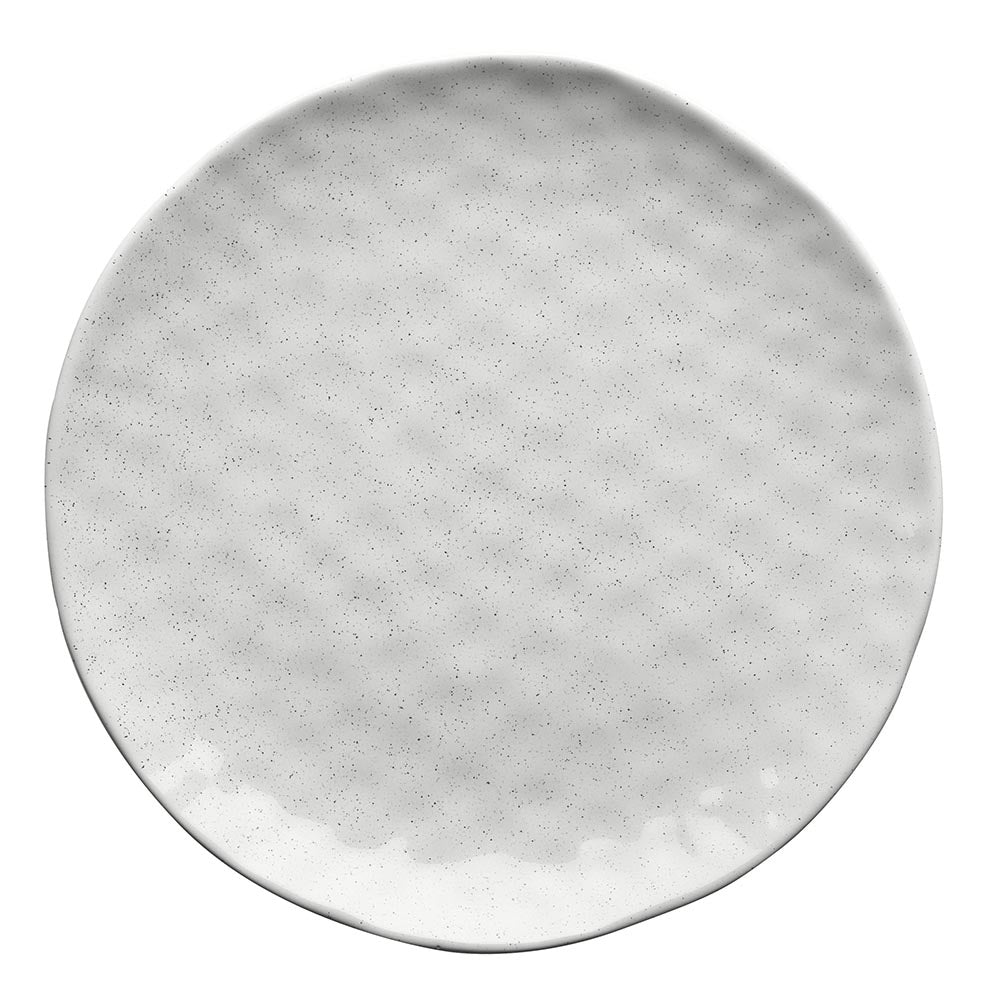 12pc Ecology Speckle Dinner Set Milk