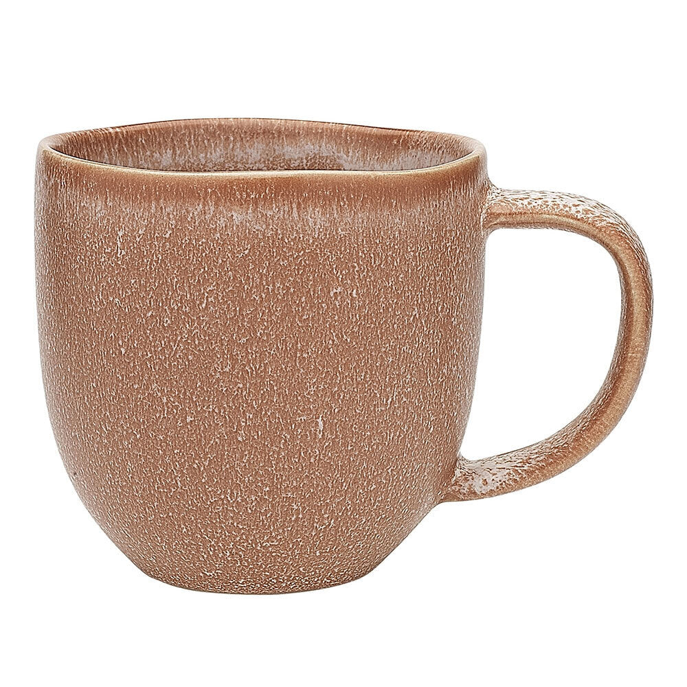 4PK Ecology Dwell Stoneware Drinking Mug Terracotta 340ml