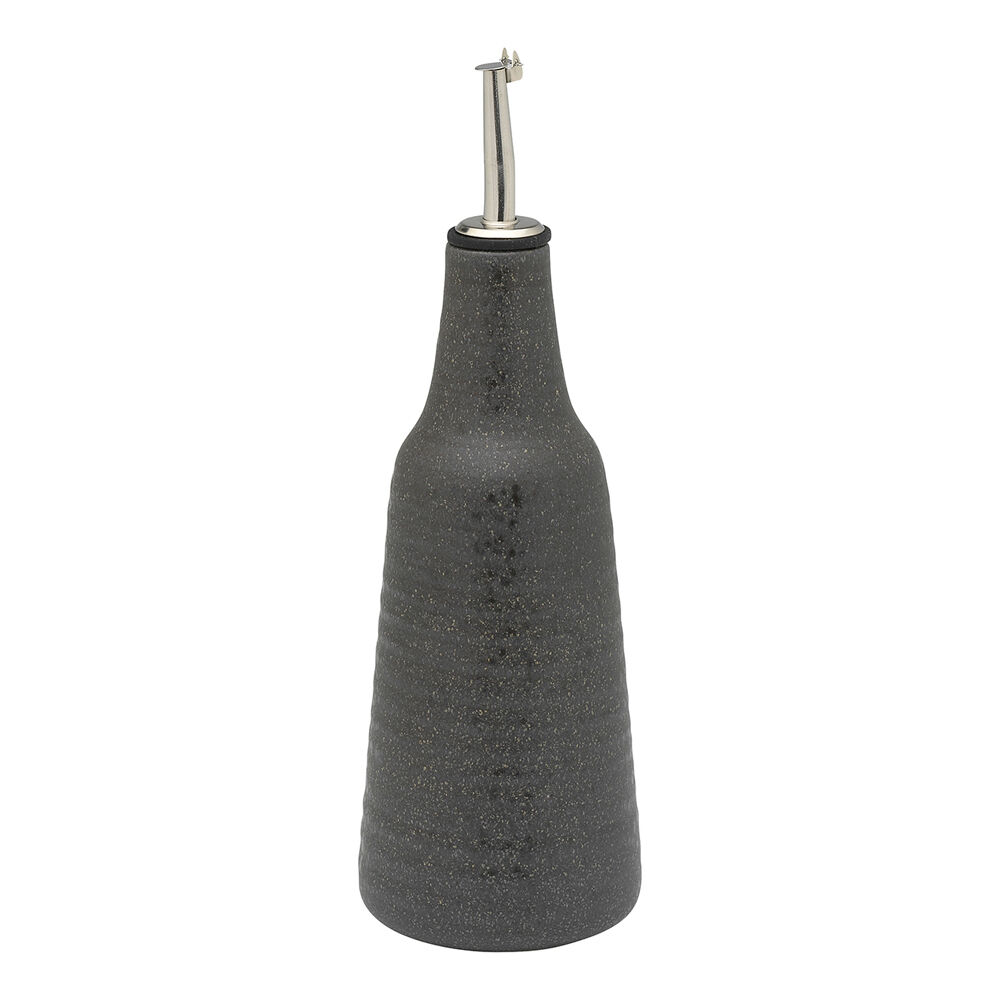 Ecology Ottawa Stoneware Oil Bottle & Salt Dish 450ml - Stone