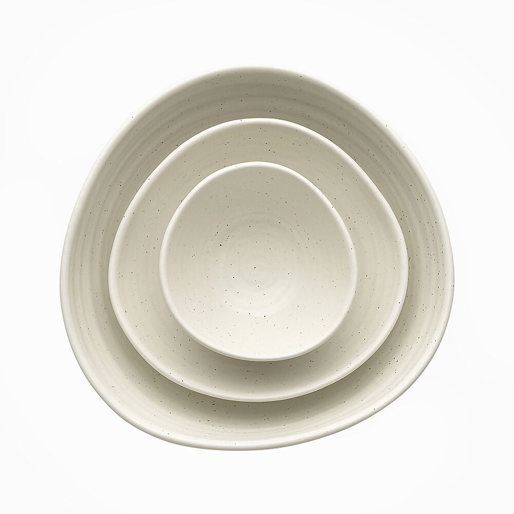 3pc Ecology Ottawa Stoneware Nesting Bowls Tableware Calico
