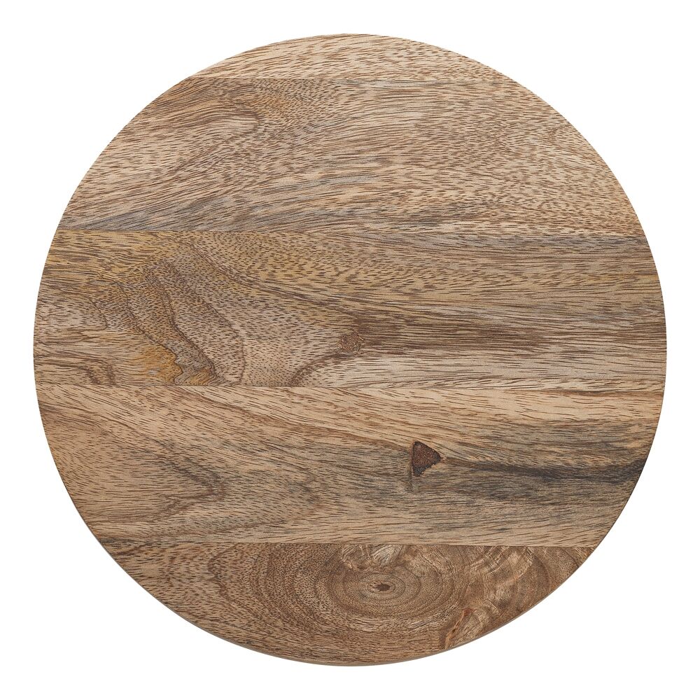 Ecology Drift Footed Mango Wood Raised Serving Bowl 25x9cm Dark Brown