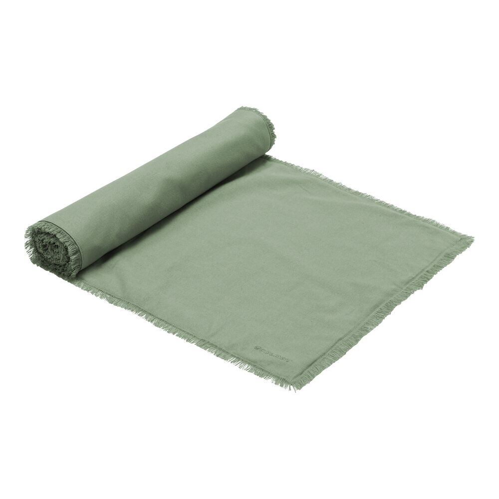 2PK Ecology 100% Cotton Fray Dining Table Runner Cloth 35 x 180cm Midday