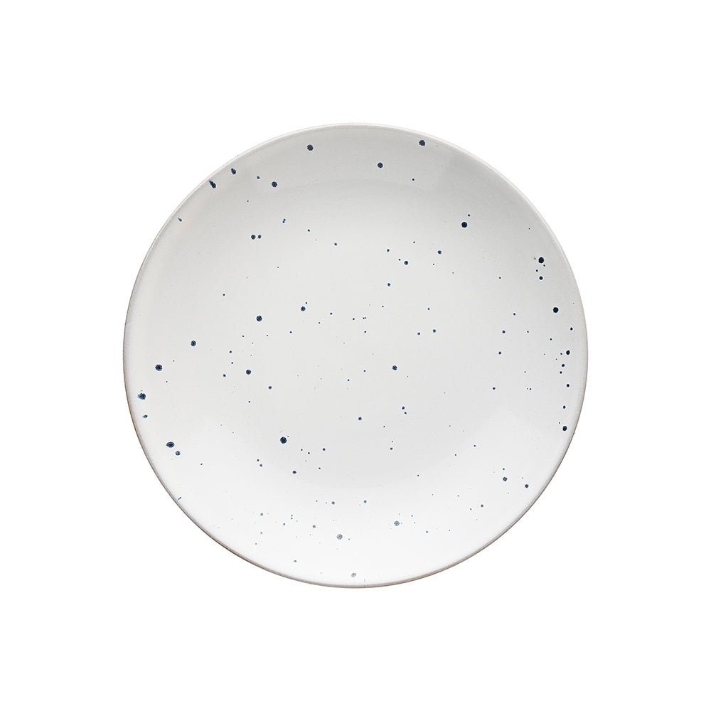 8PK Ecology Dwell Side Plate Stoneware w/ Reactive Graze 20cm Eggshell