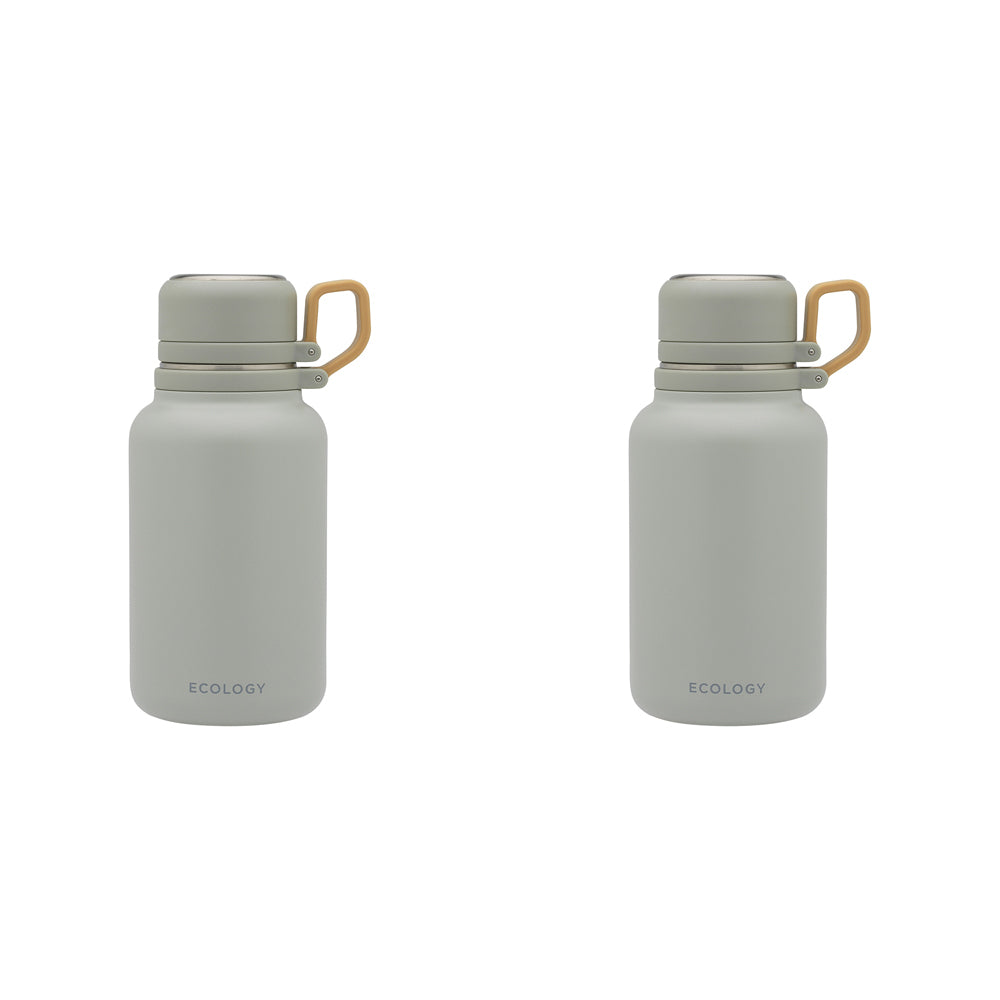 2PK Ecology Stainless Steel Esse Water Drinking Bottle 1L Sage