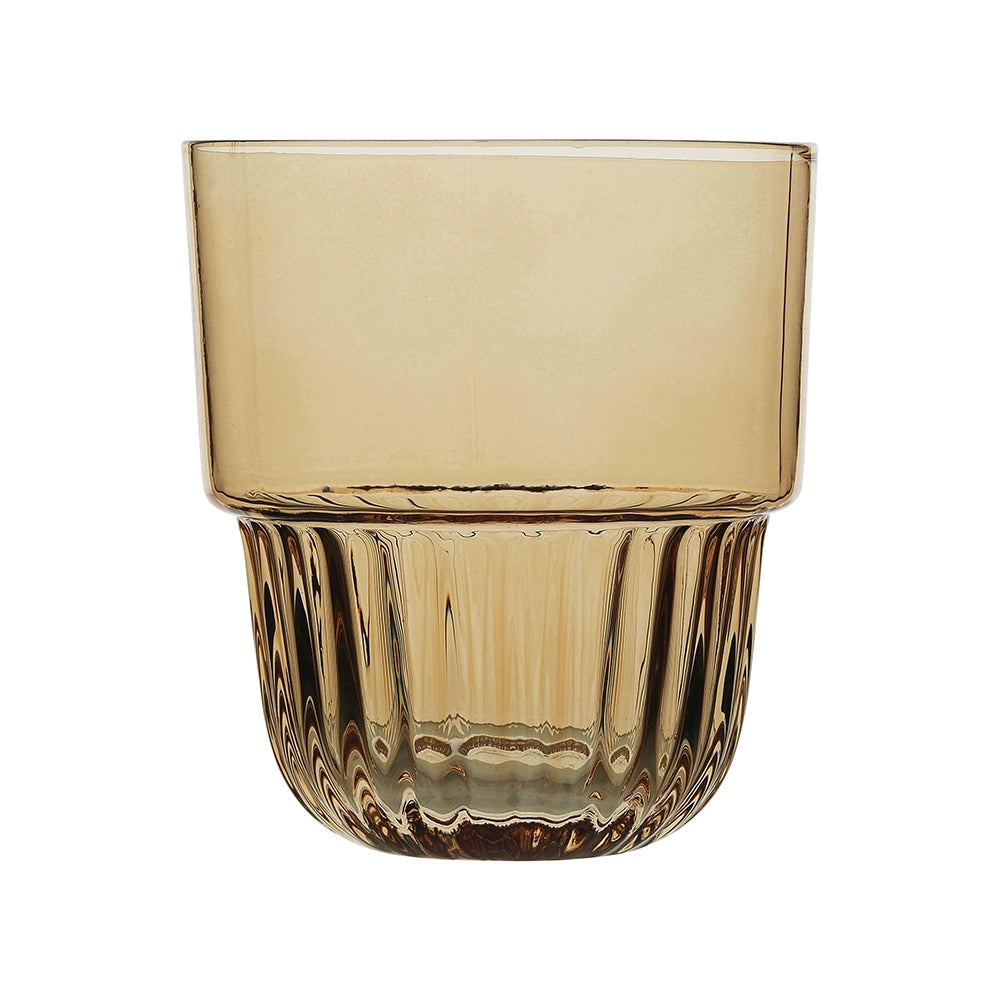 4pc Ecology Callisto Tumblers Drinking Glasses 260ml/9.5cm Brown