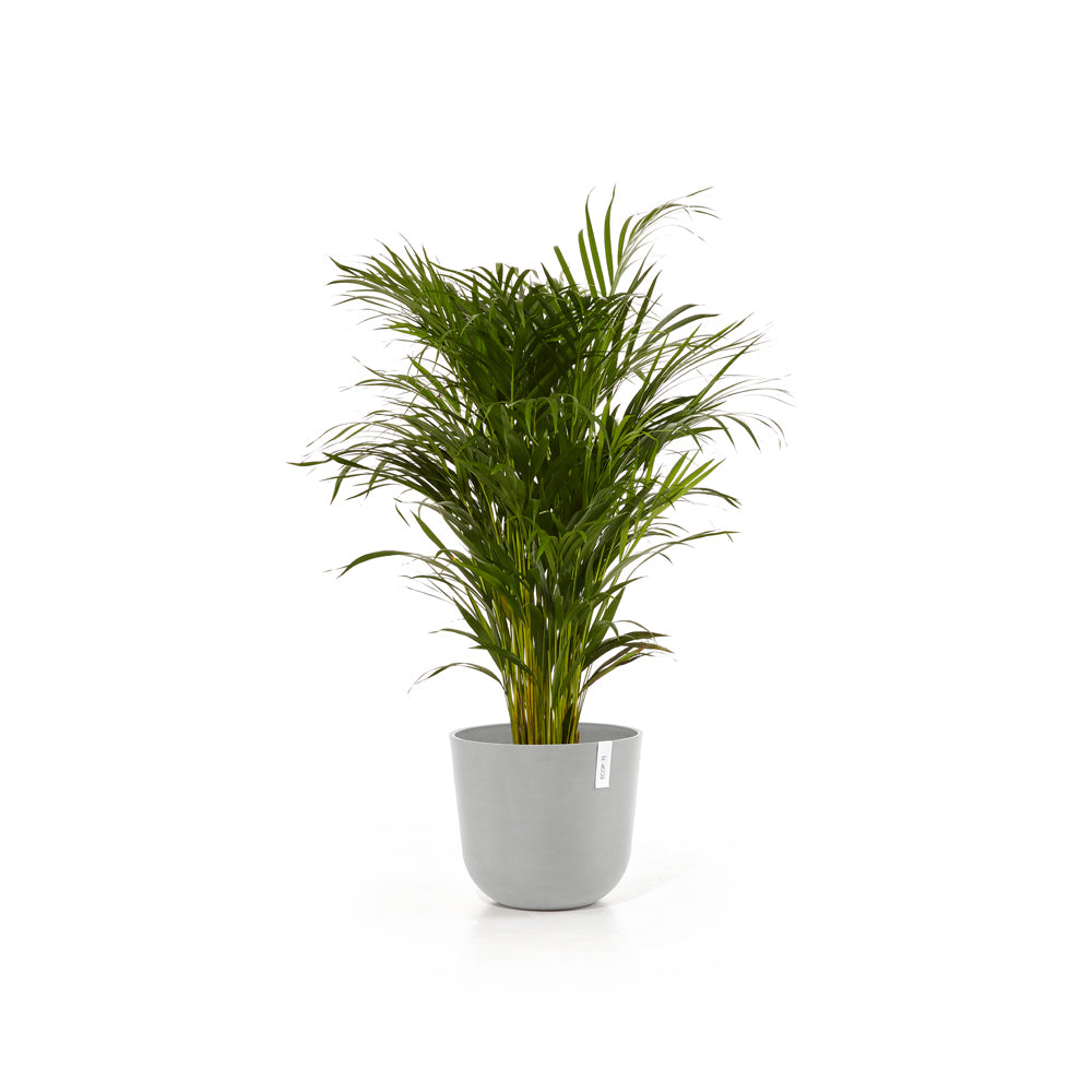 Ecopots Oslo 35cm Home Decor Garden Plant Pot White Grey