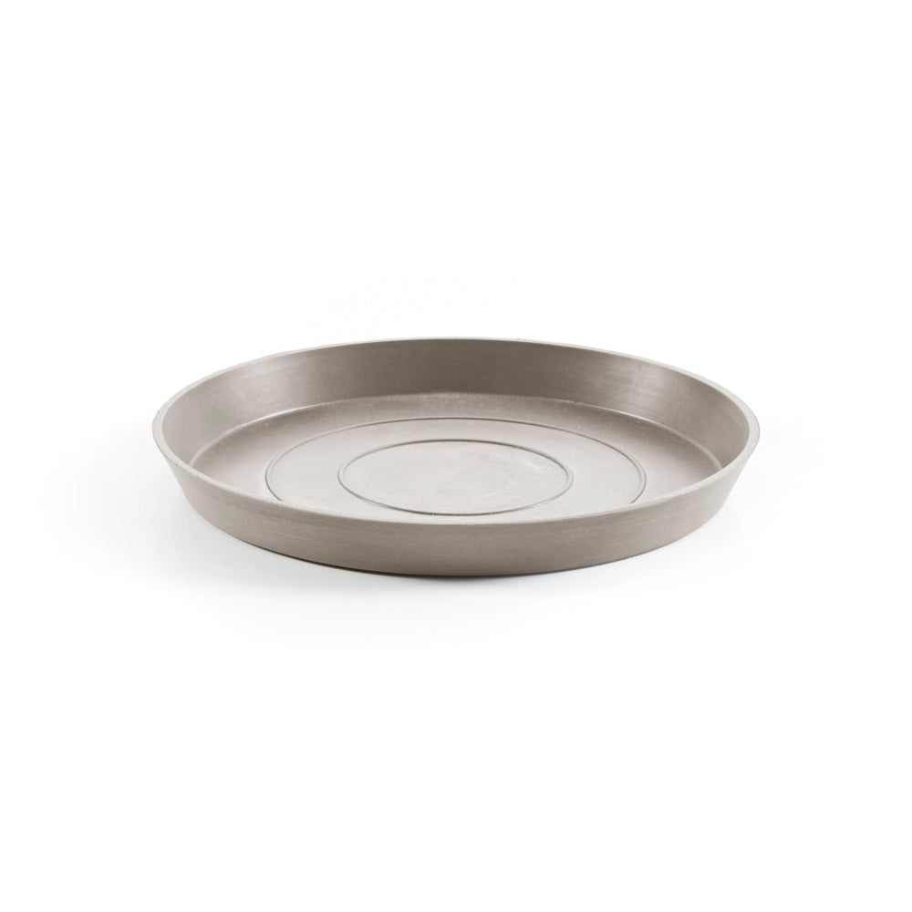 2PK Ecopots Plant Pot Saucer Round 29 Taupe 29x3.0cm Home Indoor/Outdoor Decor