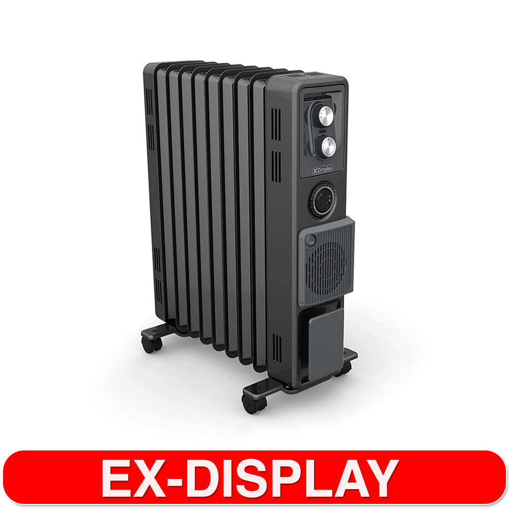 Dimplex Oil Free 2.4kW Column Heater w/ Timer & Turbo Fan - Black