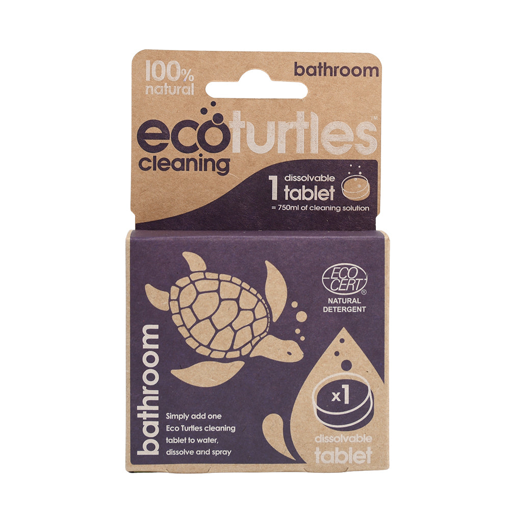 8PK Eco-Cleaning Turtles Bathroom Single Refill Tablet