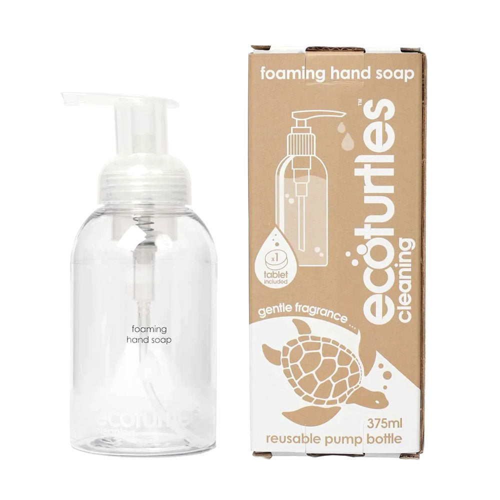 8PK Eco Turtles Foaming Handsoap Pump Bottle & Tablet