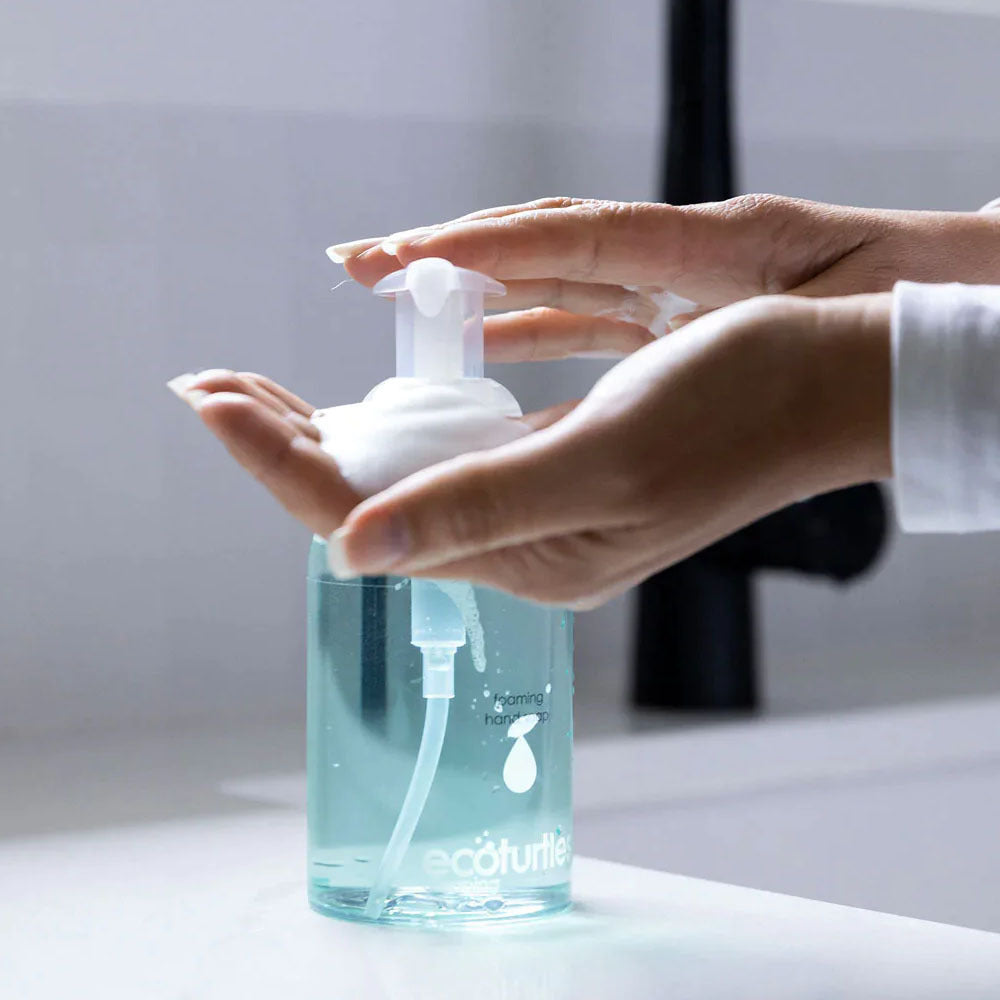 8PK Eco Turtles Foaming Handsoap Pump Bottle & Tablet