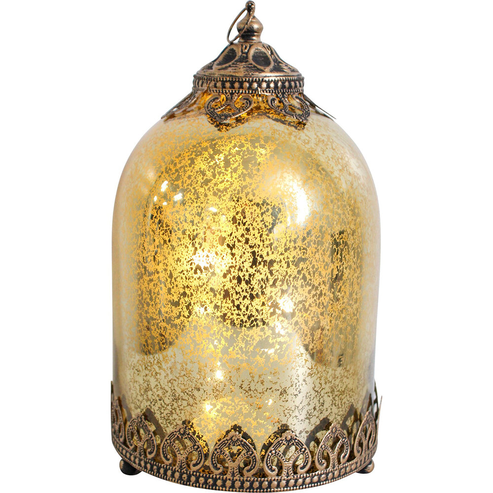 2PK LVD Lantern LED Persian X-Large Gold Decorative Lighting Home Decor
