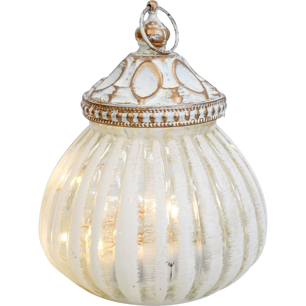 2PK LVD Lantern LED Balle Decorative Lighting Home Decor White