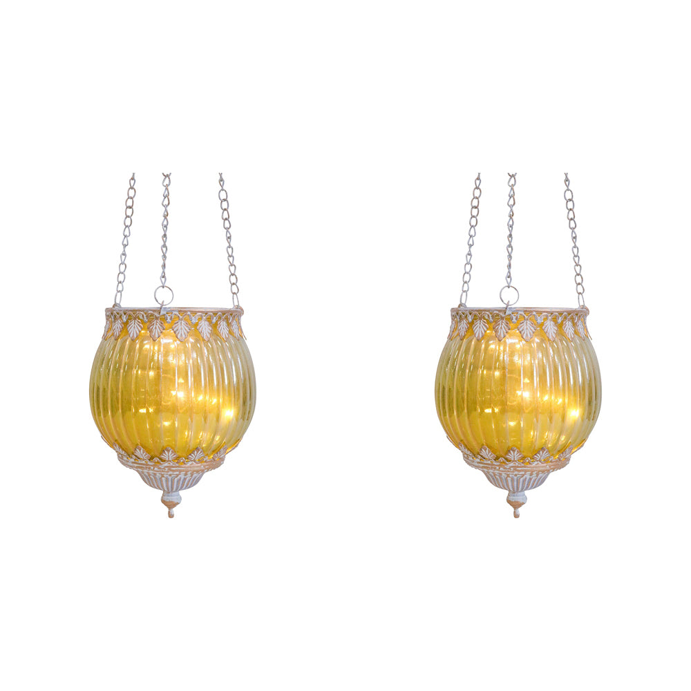 2PK LVD Hanging LED Classic Decorative Lantern Lighting 15cm Home Decor