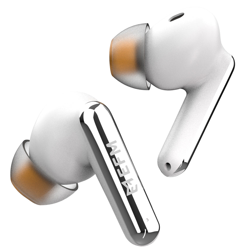 EFM Boston TWS In-Ear Earbuds/Earphones w/ Wireless Charging Case White
