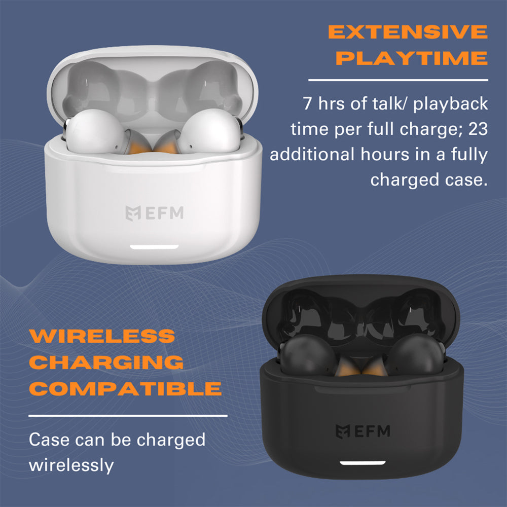 EFM New Orleans TWS In-Ear Wireless Earbuds/Earphones - White