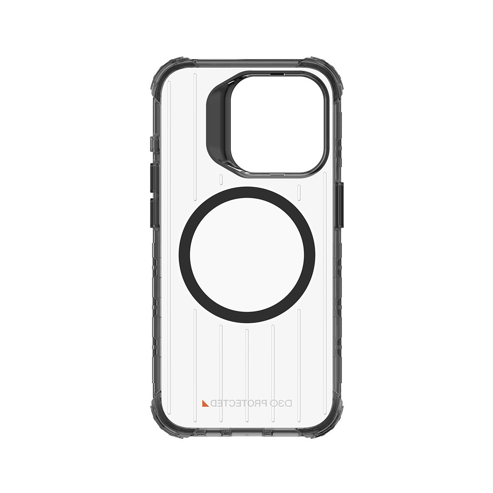 EFM Dakar Case Armour w/ D3O BIO For Apple iPhone 15 Pro - Black/Clear