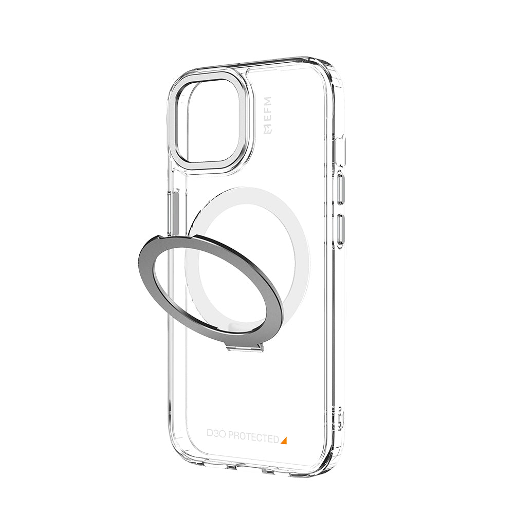 EFM Alta Case Cover Armour w/ D3O BIO For iPhone 15  - Crystal Clear