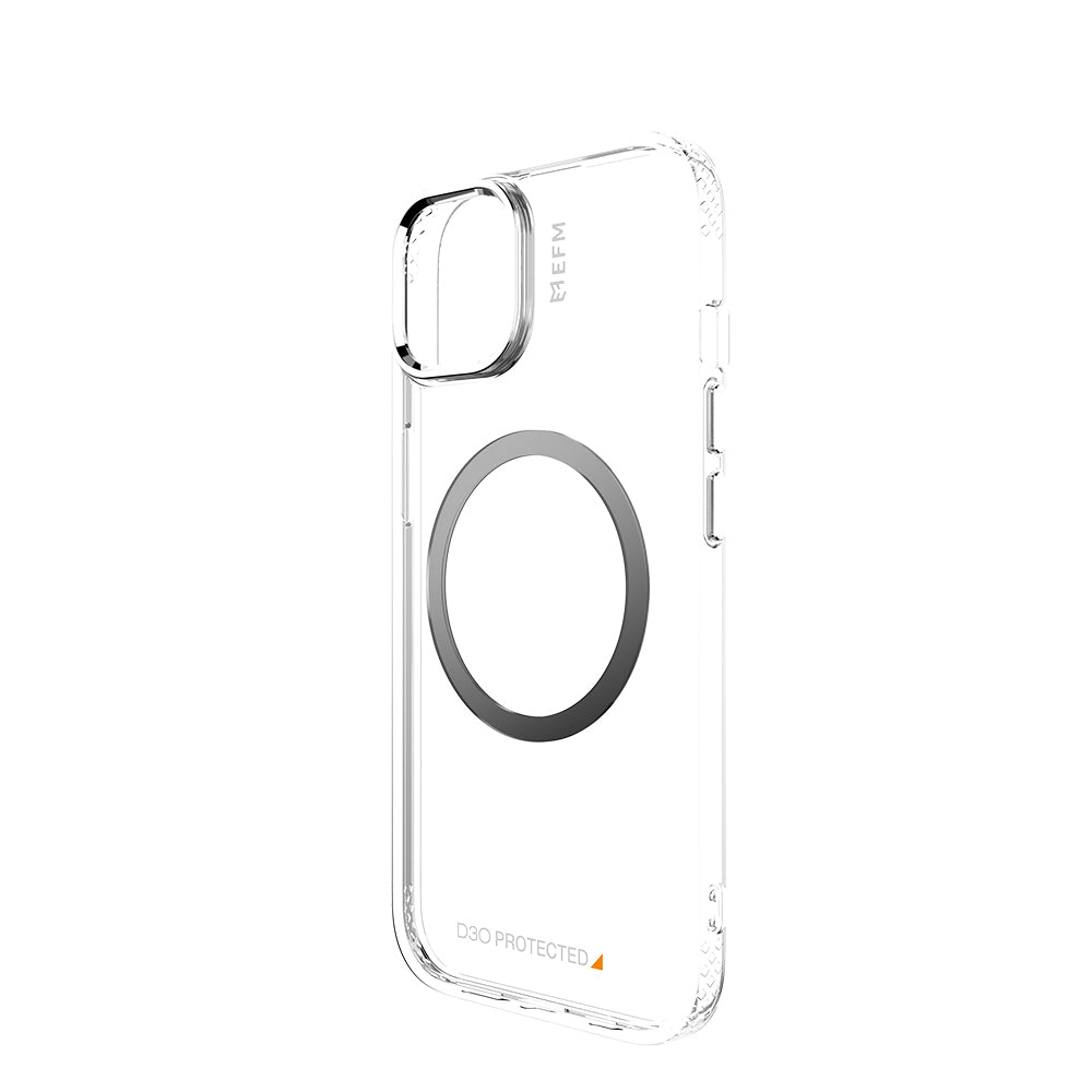 EFM Volta Case Cover Armour w/ D3O BIO For iPhone 15 Plus  - Crystal Clear