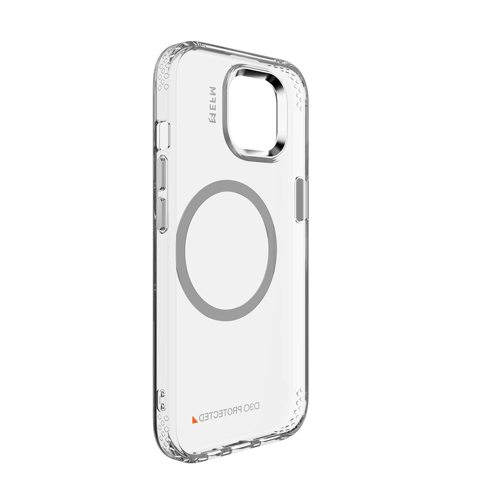 EFM Volta Case Cover Armour w/ D3O BIO For iPhone 15 Plus  - Crystal Clear