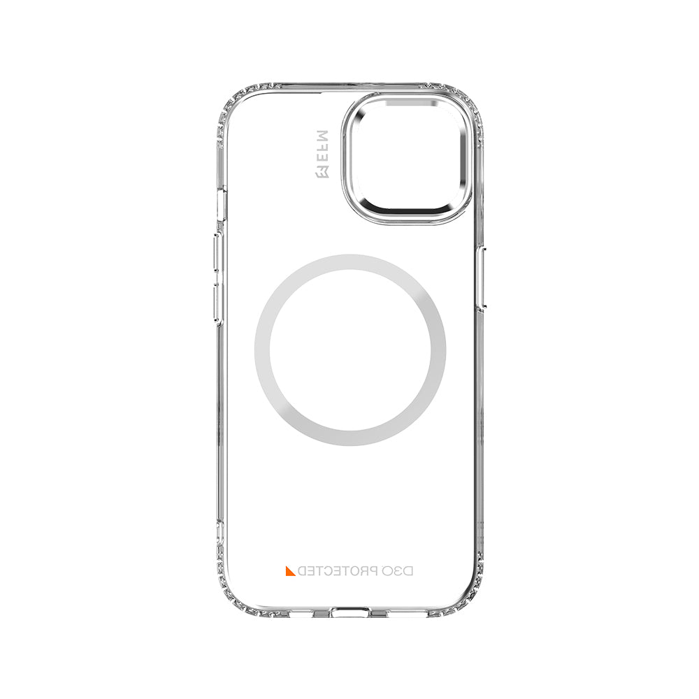 EFM Volta Case Cover Armour w/ D3O BIO For iPhone 15 Plus  - Crystal Clear
