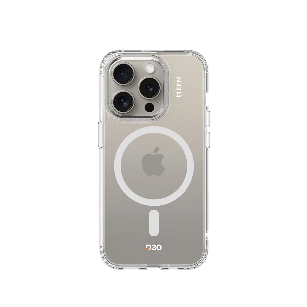 EFM Volta D3O Bio Phone Case For Apple iPhone 16 Pro - Clear