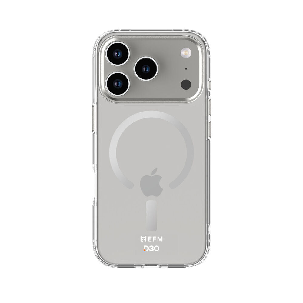 EFM Volta Phone Case with D3O Bio For iPhone 17 Pro 6.3in Clear