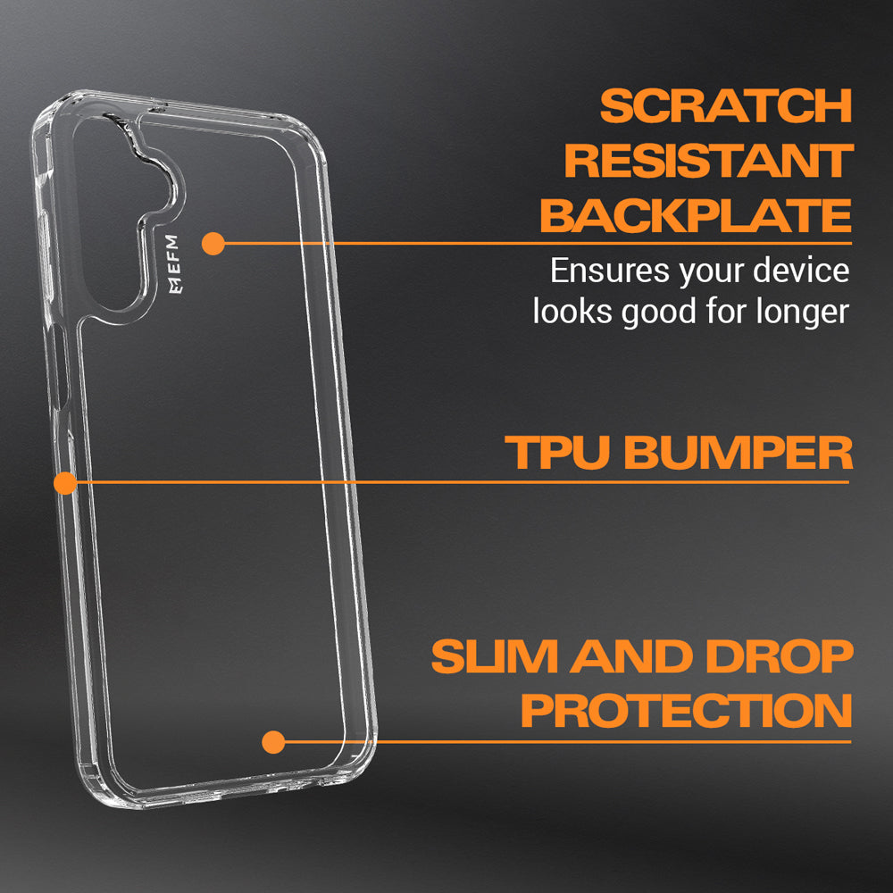 EFM Case & Screen Protector Bundle For Samsung Galaxy A35 5G - Clear