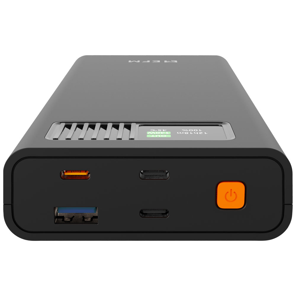 EFM 27000mAh Laptop Power Bank Digital Display - Black
