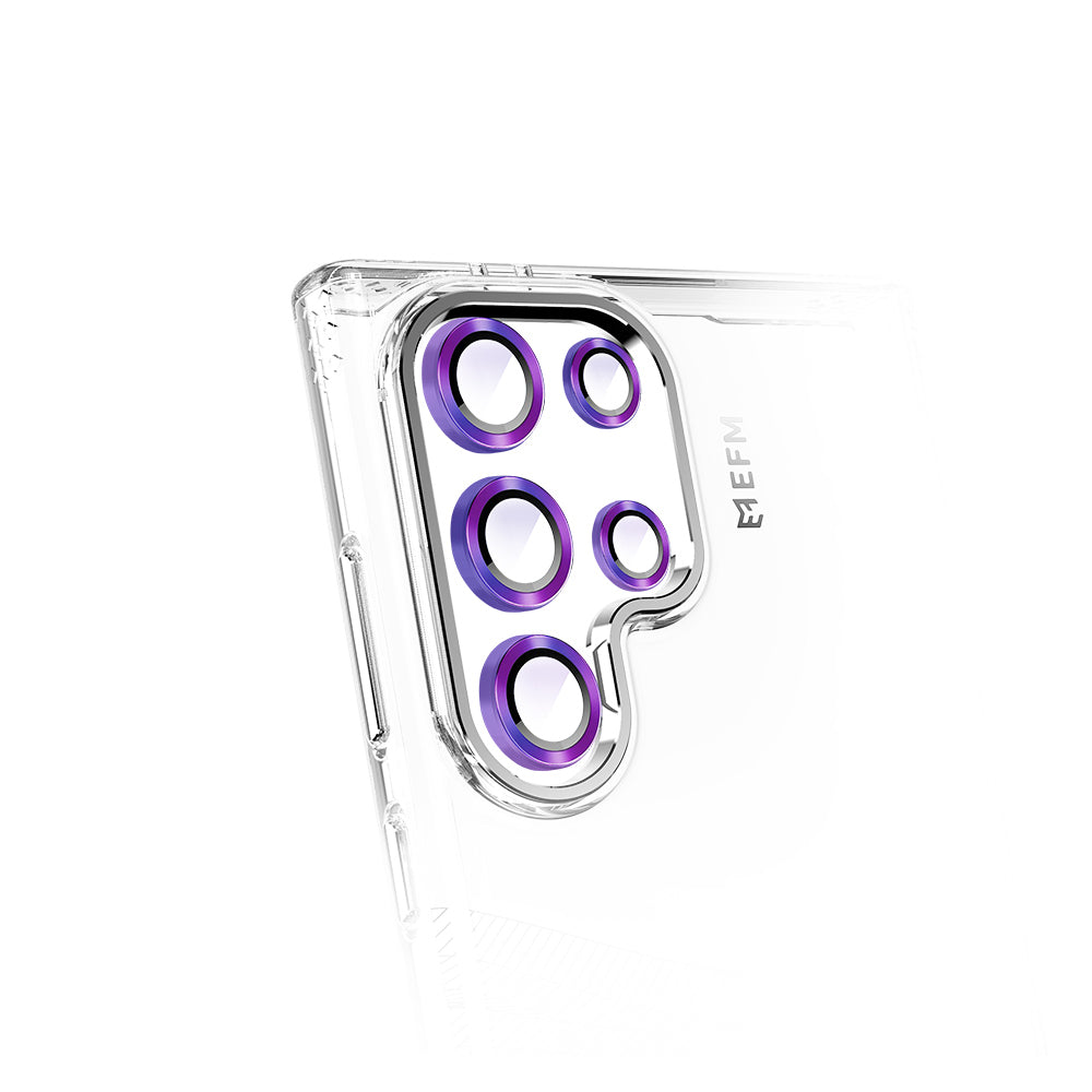 EFM Glass Camera Lens Armour For Samsung Galaxy S24 Ultra Rainbow Nirvana