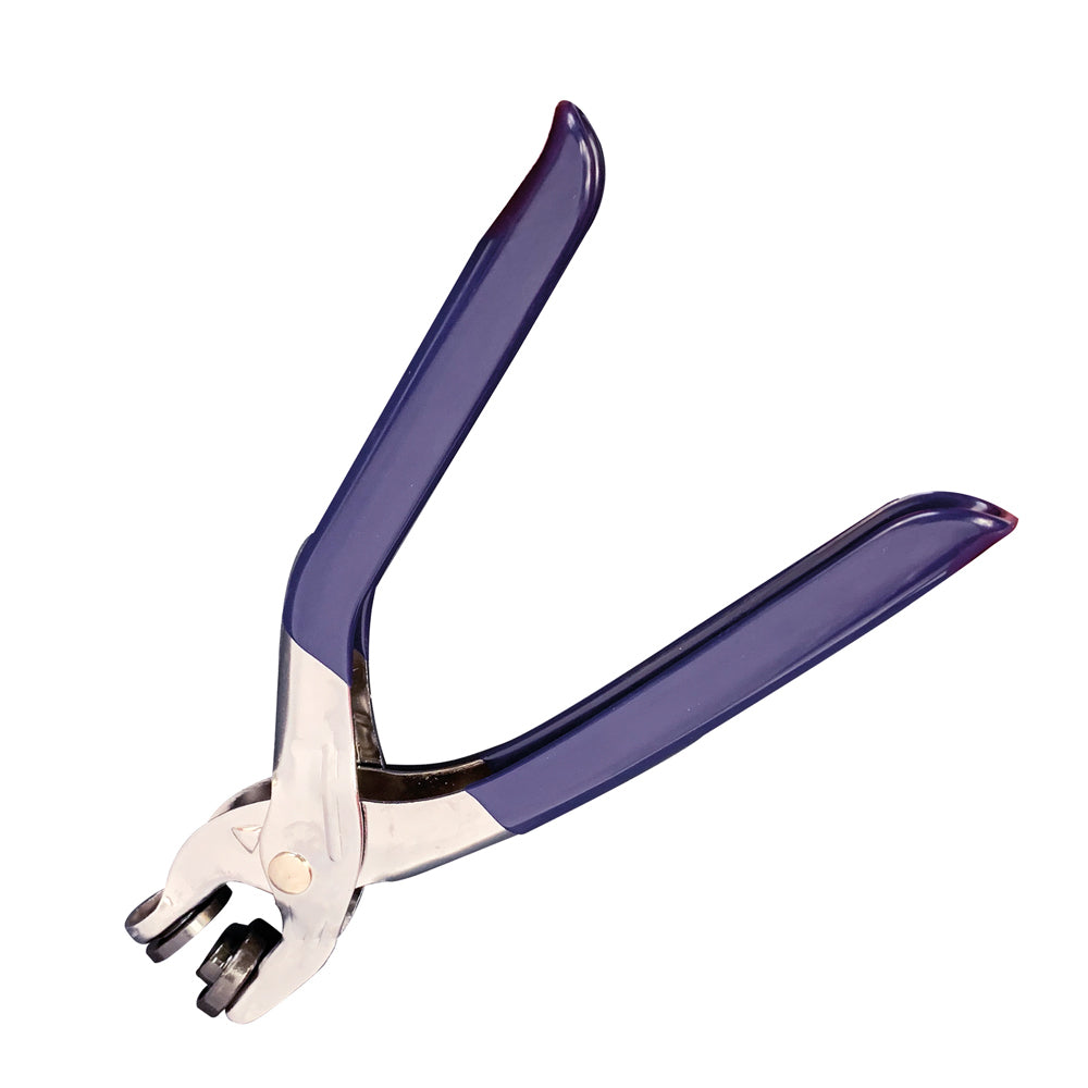 2PK Spear & Jackson Chrome Punch Plier Eyelet Deluxe 12mm - Blue