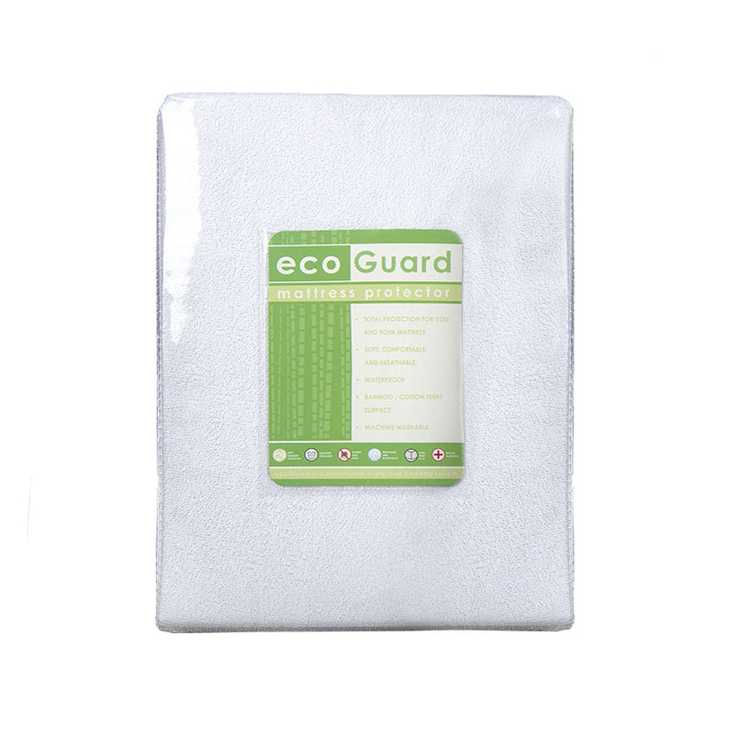 Bambury Extra Long Single Bed Eco-Guard Mattress Protector Soft Bonded Home