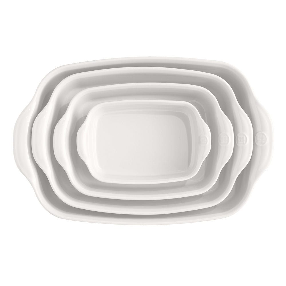 Emile Henry 22cm Ceramic Individual Oven Baking Dish Rectangle Flour