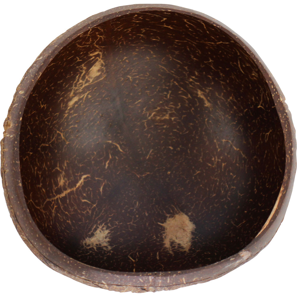 2PK LVD Coconut 13cm Bowl Carved Round Dinnerware - Brown