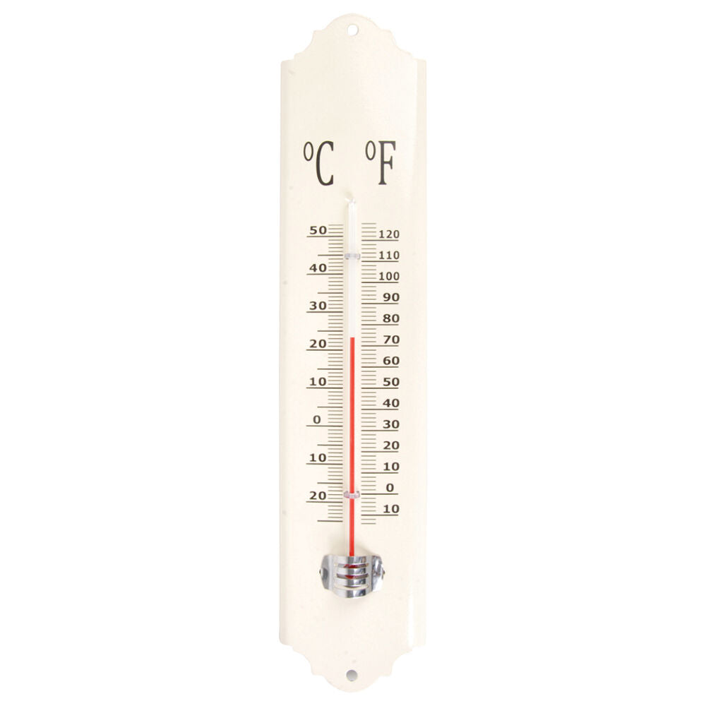 3pc Esschert Design Metal Thermometer Outdoor Wall Mount