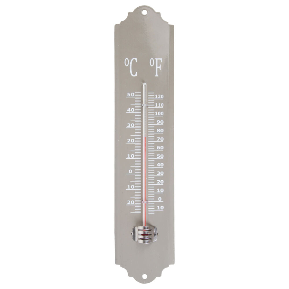 3pc Esschert Design Metal Thermometer Outdoor Wall Mount