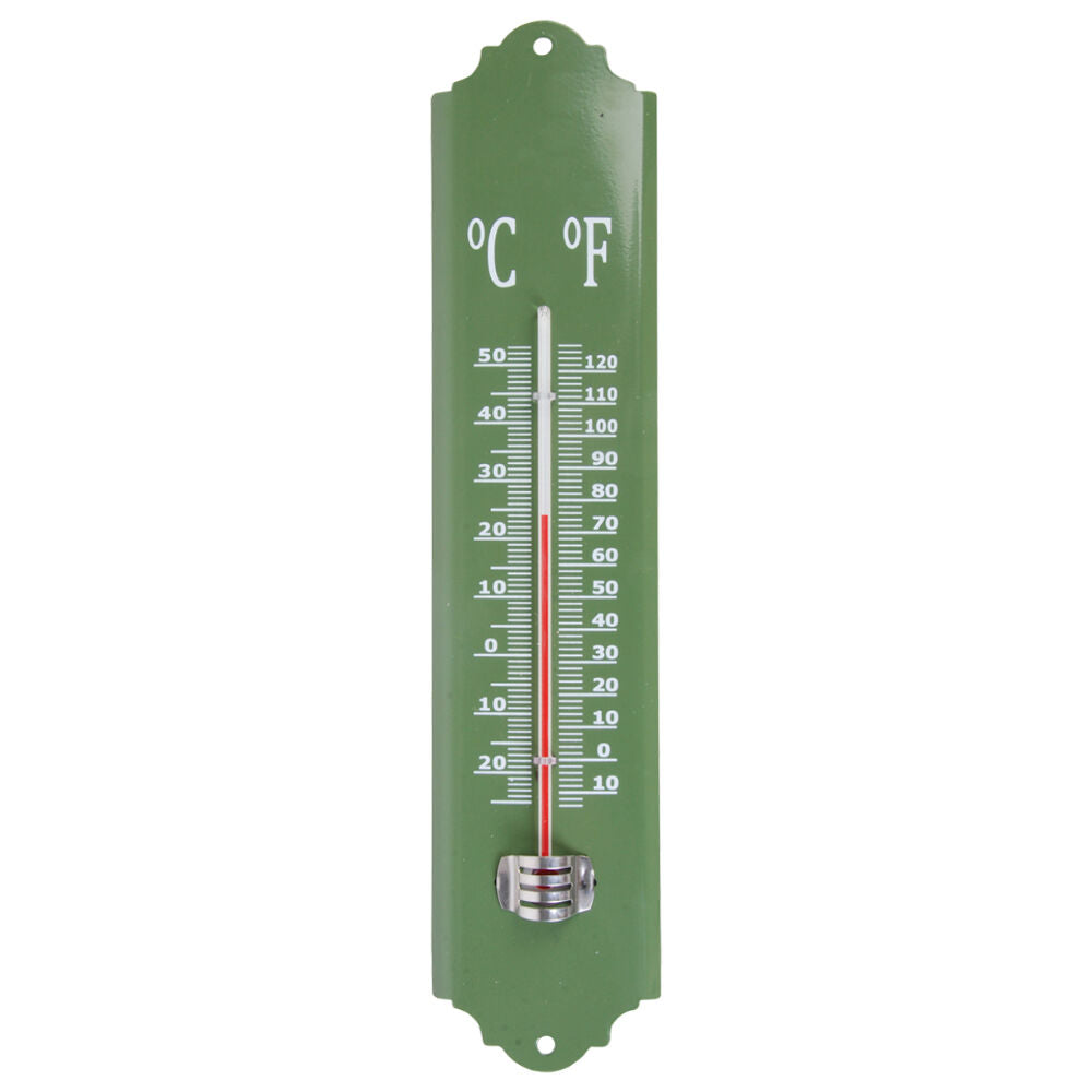 3pc Esschert Design Metal Thermometer Outdoor Wall Mount