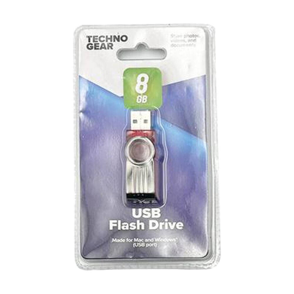 4PK TGear USB-A Flash Drive Mac/Windows Compatable 8GB Capacity Assorted