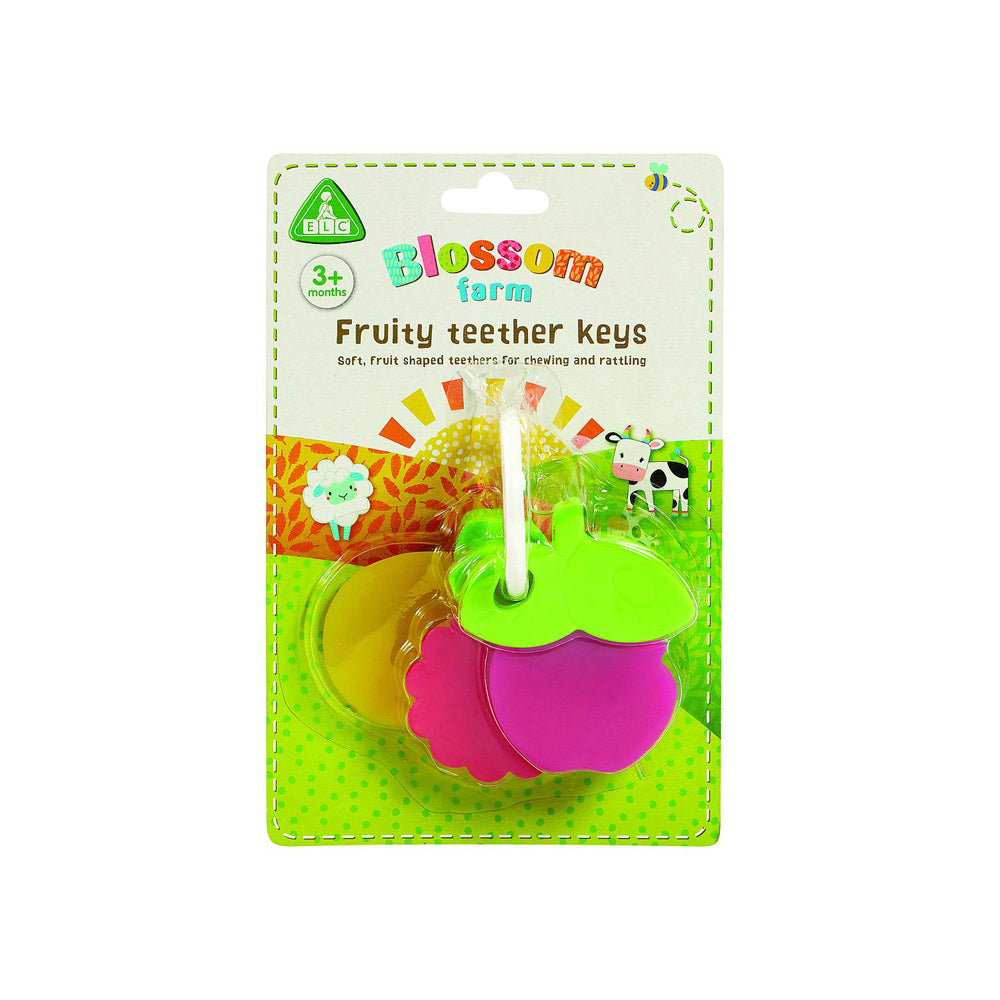 2PK ELC Blossom Farm Teether Fruit Keys Toy 0m+
