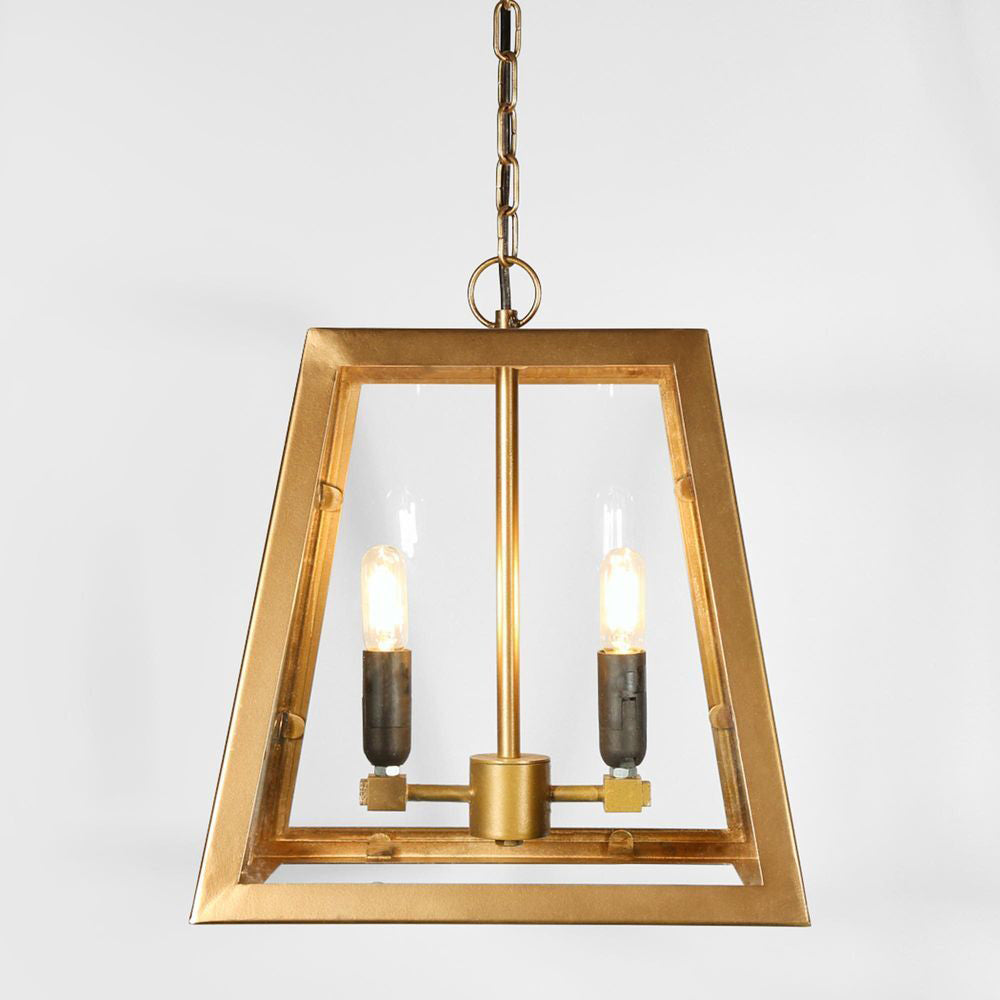 Belle Watson Iron Ceiling Pendant Light 32cm - Brass