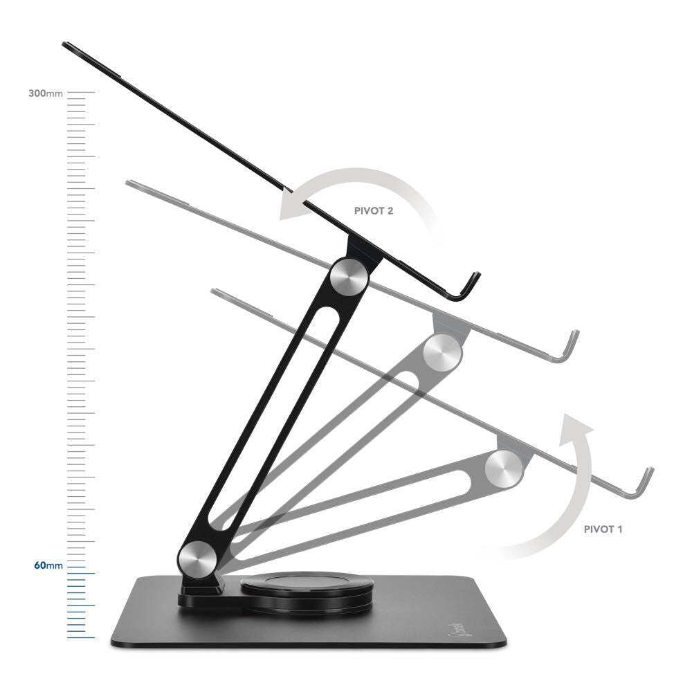 Bonelk Aluminium Elevate 360 Laptop Stand For Laptop/Notebook - Black