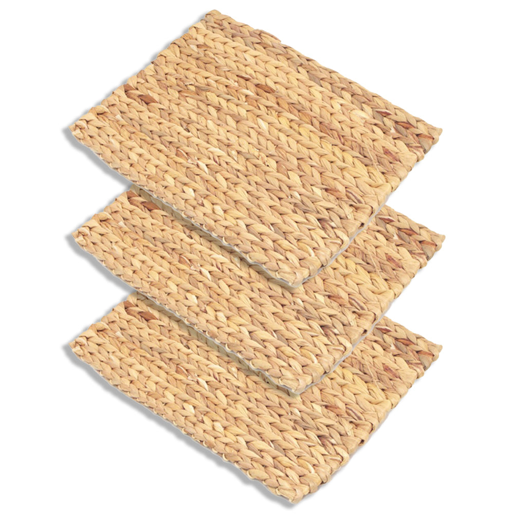 3PK Rosewood 33x24cm Chill N Chew Pet/Dog Cat Animal Mat Rectangular Pad Natural