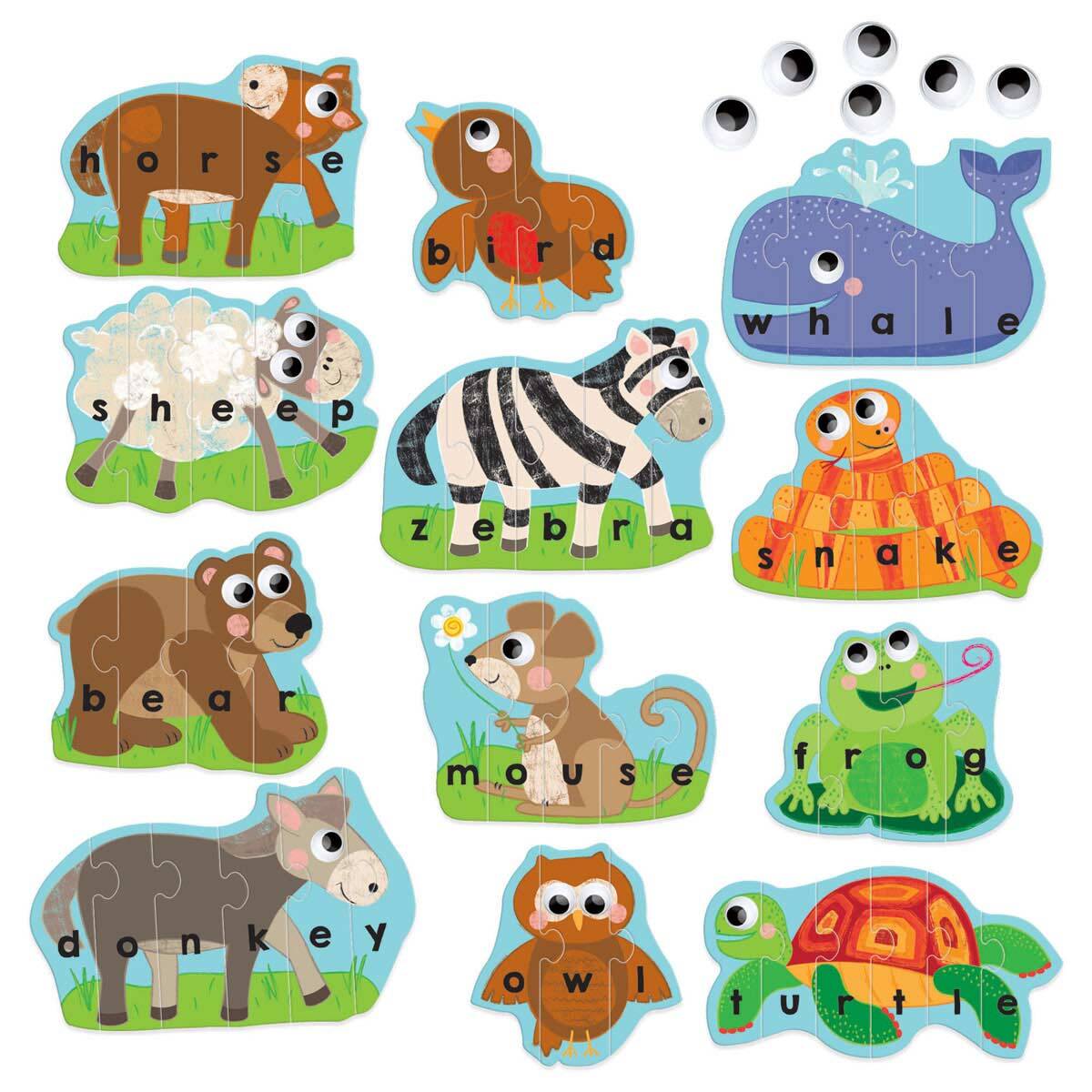 Headu My First Words Animal Puzzle Kids Educational Toy 3y+