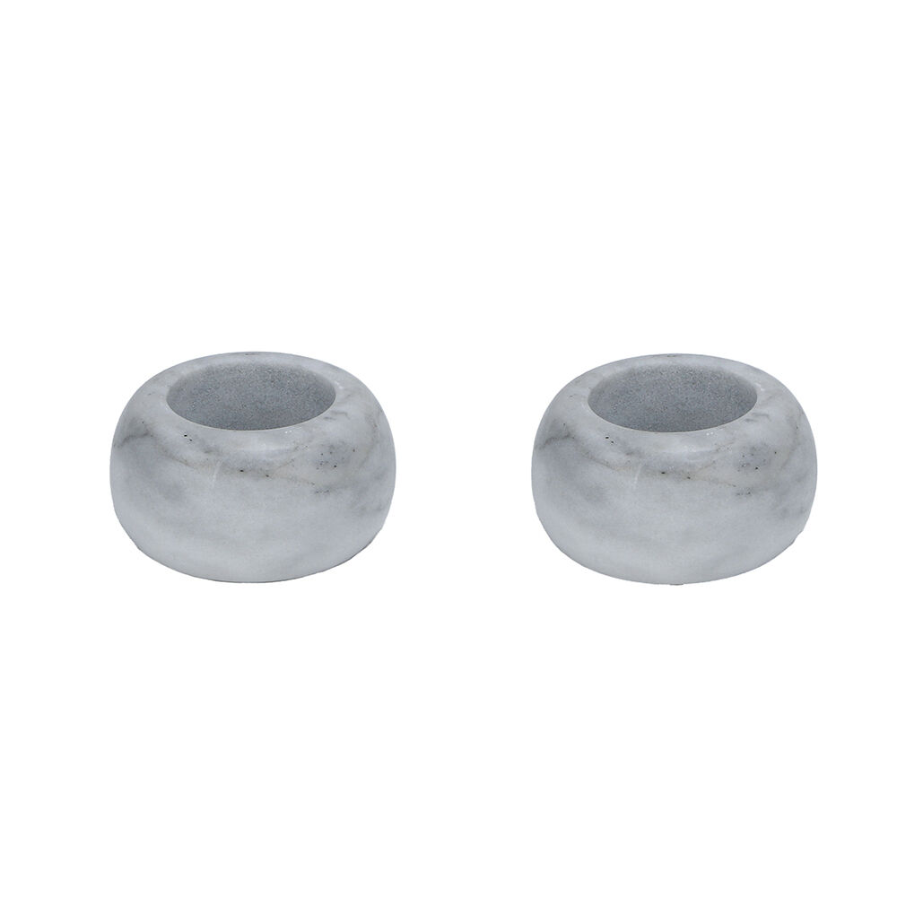 2pc NF Living Napking Rings 5x3cm Elegant Table Decor Marble