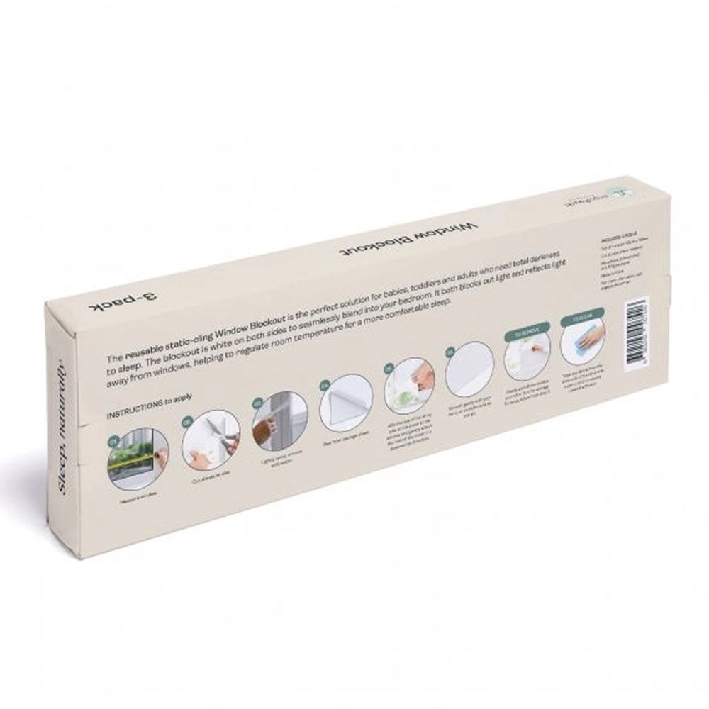 3pc Ergopouch Window Blockout Film Rolls White 46x183cm