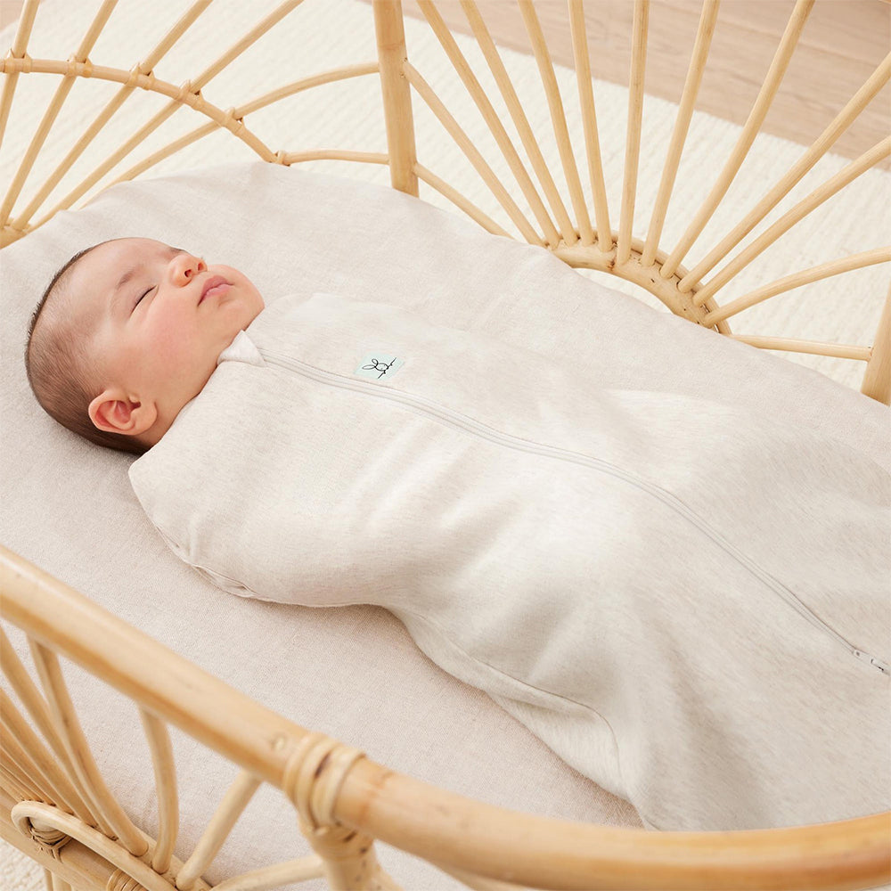 Ergopouch Baby Cocoon Swaddle Bag Tog 0.2 Size 3-6 Months Oatmeal Marle