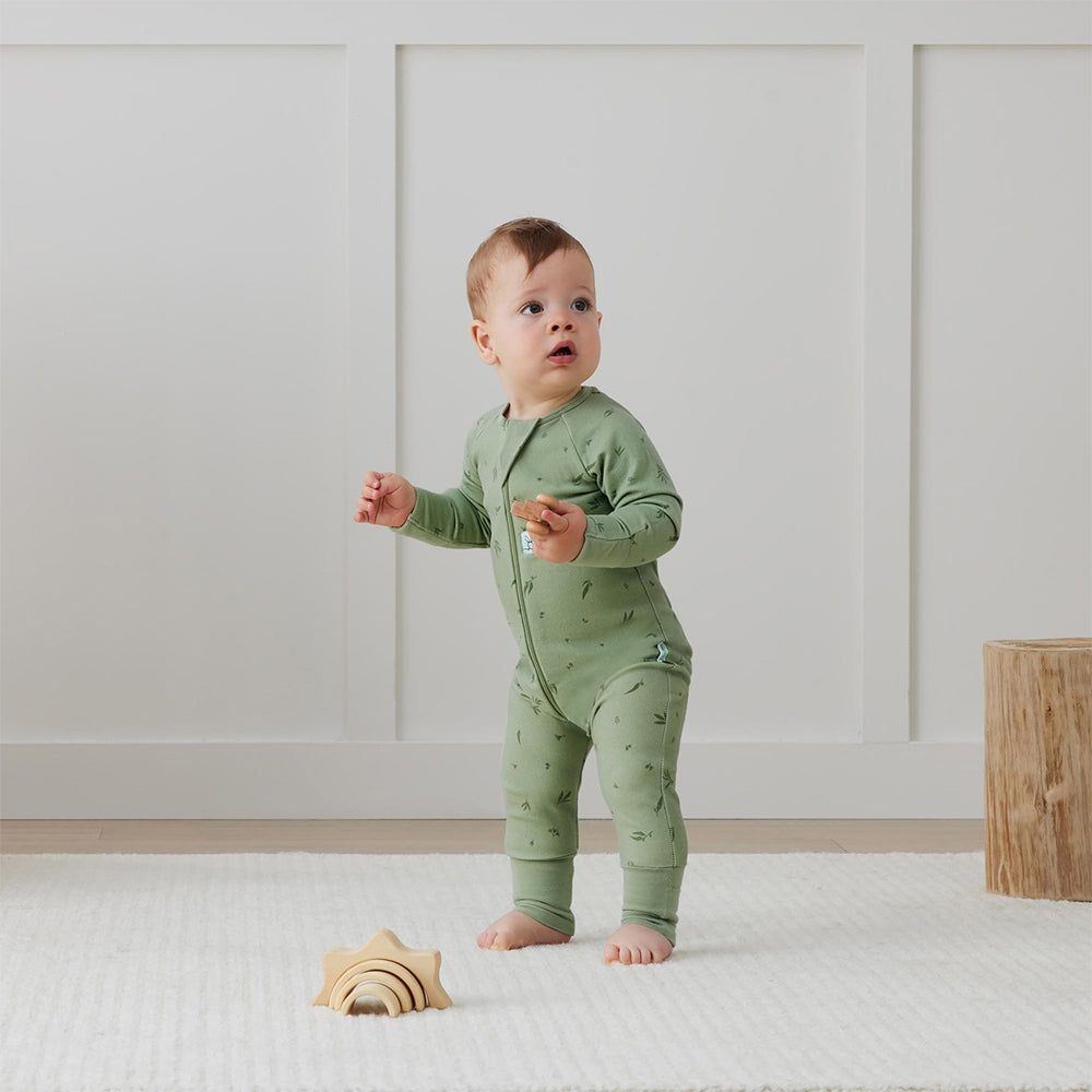 Ergopouch Baby Layers Long Sleeve  Tog 0.2 Size 6-12 Months Willow